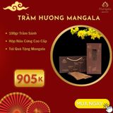 Bộ Quà Tặng Trầm Hương Hộp Trầm Sánh Cao Cấp MANGALA
