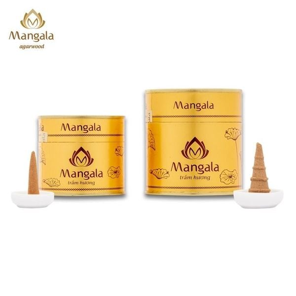 Nụ Trầm Hương Cao Cấp MANGALA Hộp Vàng – Viên Nhỏ & Viên Lớn