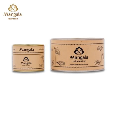 Nhang Trầm Hương Khoanh MANGALA Cao Cấp – 2 Giờ, 20 Khoanh