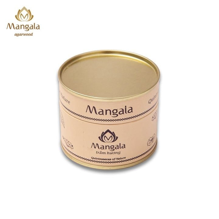 Nhang Trầm Hương Khoanh MANGALA Cao Cấp – 2 Giờ, 20 Khoanh