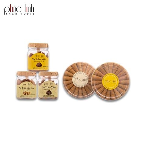 Nụ Thác Trầm Hương Khói Chảy Ngược PHÚC LINH – 25 Viên