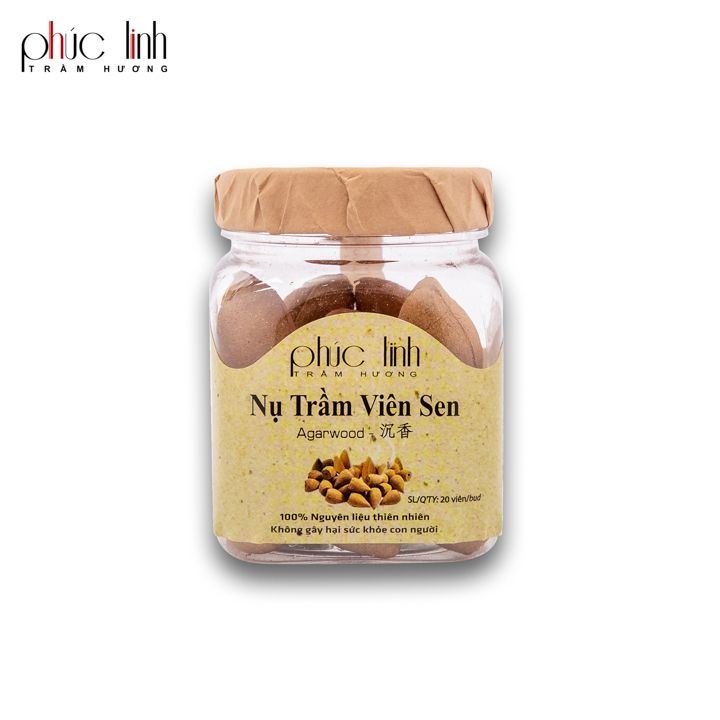 Nụ Thác Trầm Hương Khói Chảy Ngược PHÚC LINH – 25 Viên