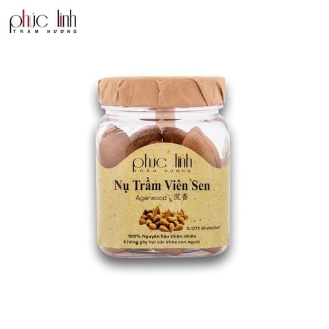 Nụ Thác Trầm Hương Khói Chảy Ngược PHÚC LINH – 25 Viên