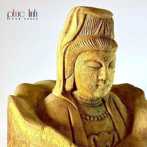 Tượng Quan Âm Bằng Gỗ Trầm Hương