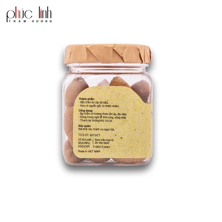 Nụ Thác Trầm Hương Khói Chảy Ngược PHÚC LINH – 25 Viên