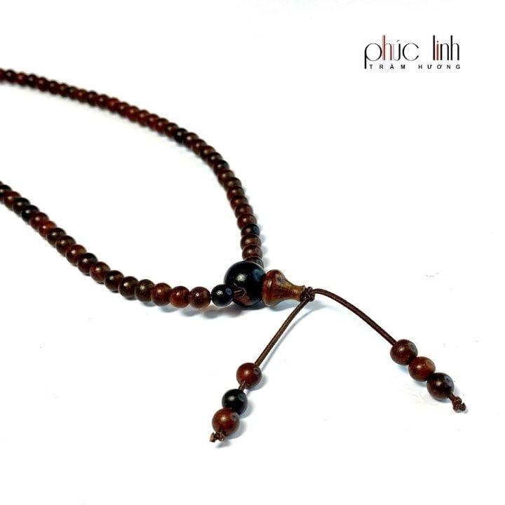 Vòng Cổ Gỗ Sưa 5 ly 216 hạt