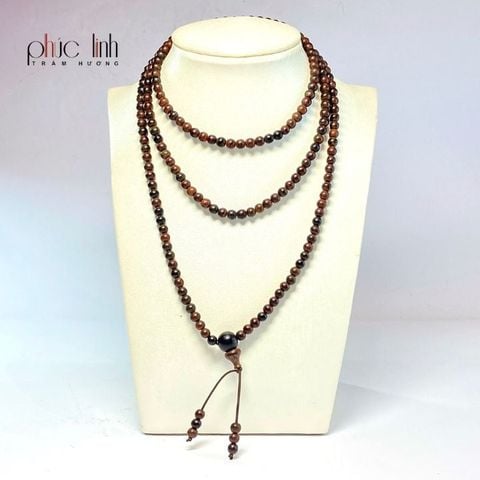 Vòng Cổ Gỗ Sưa 5 ly 216 hạt