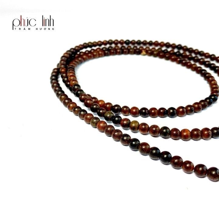 Vòng Cổ Gỗ Sưa 5 ly 216 hạt