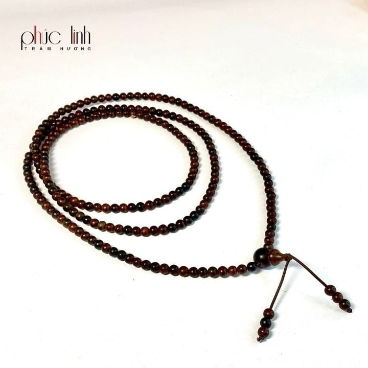 Vòng Cổ Gỗ Sưa 5 ly 216 hạt