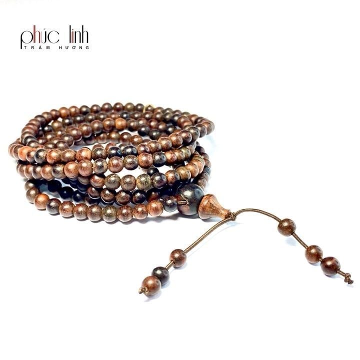 Vòng Cổ Gỗ Sưa 5 ly 216 hạt