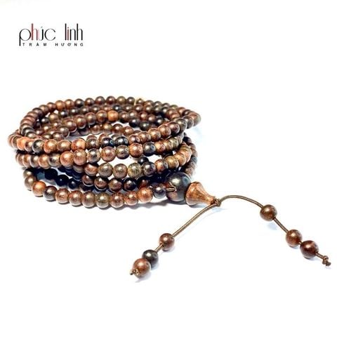 Vòng Cổ Gỗ Sưa 5 ly 216 hạt