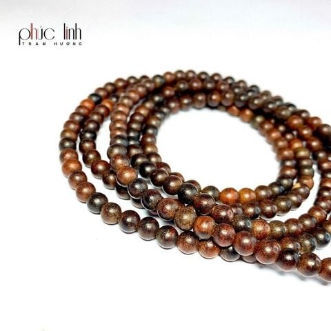 Vòng Cổ Gỗ Sưa 5 ly 216 hạt