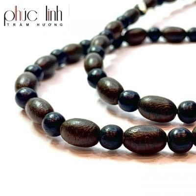 Dầy Chuyền Tốc Khúc Ép Thêm Dầu Trầm Nguyên Chất Đen Kiểu
