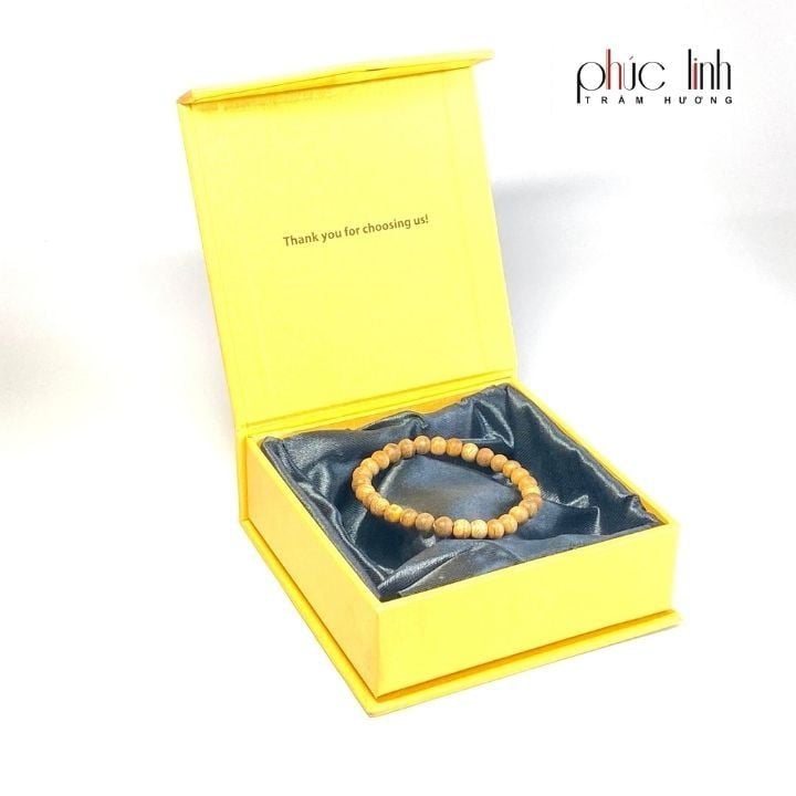 Vòng Tay Trầm Hương Tự Nhiên Cho bé PHÚC LINH 6ly Tốc Kiến