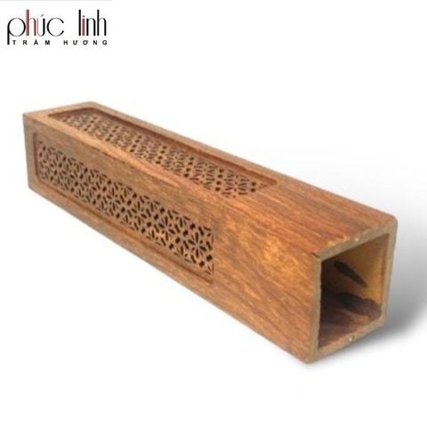 Hộp Gỗ Đứng Xông Trầm Hương - Xông Nhang Trầm Không Tăm