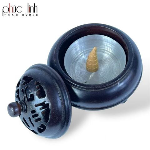 Xông Trầm Bằng Gỗ Như Ý - Màu Đen