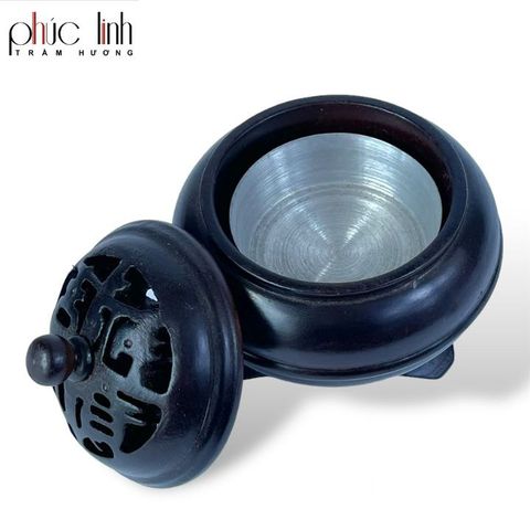 Xông Trầm Bằng Gỗ Như Ý - Màu Đen