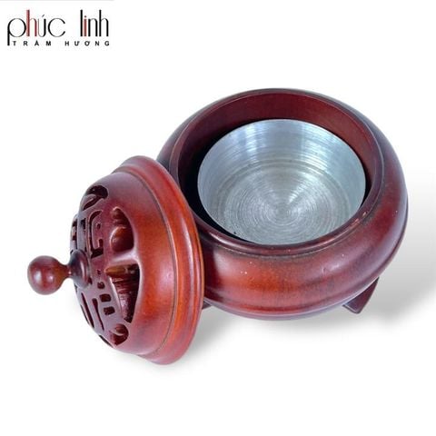 Xông Trầm Bằng Gỗ Như Ý - Màu Đỏ
