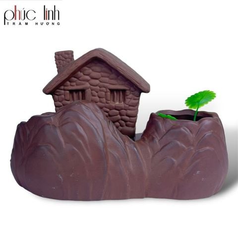 Xông Thác Khói Trầm Hương Hình Ngôi Nhà