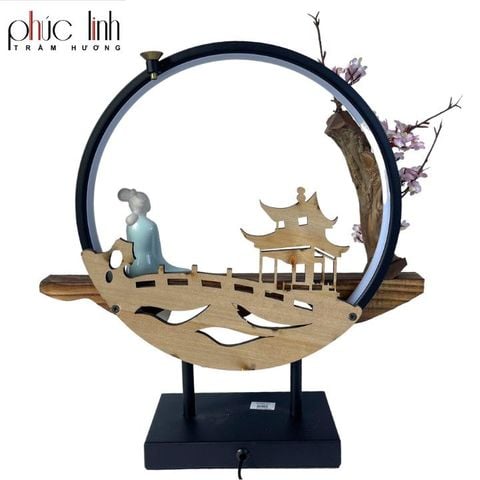 Xông Thác Khói Đèn Led Hằng Nga