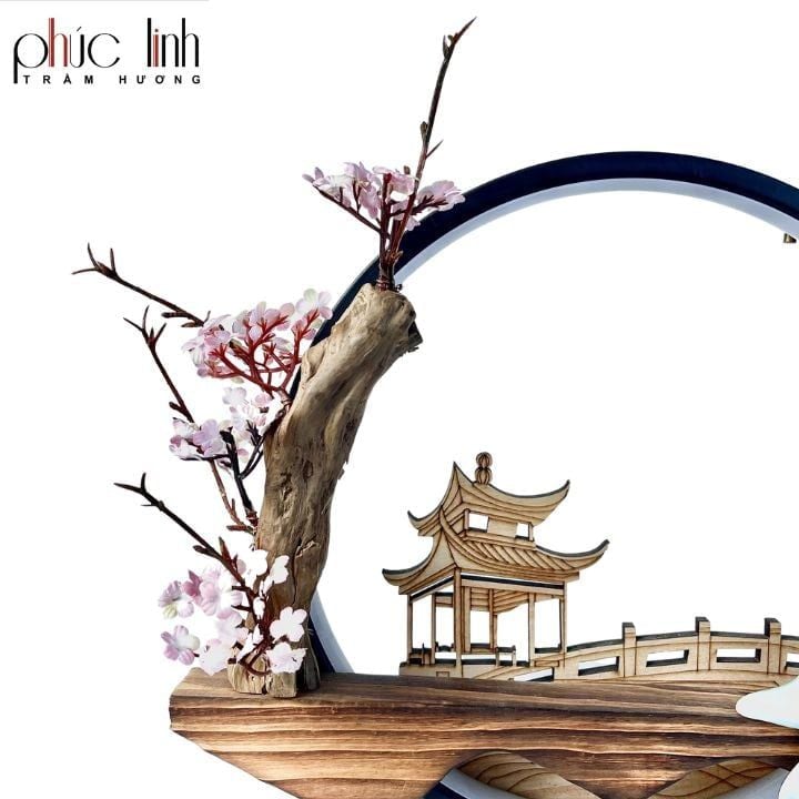 Xông Thác Khói Đèn Led Hằng Nga