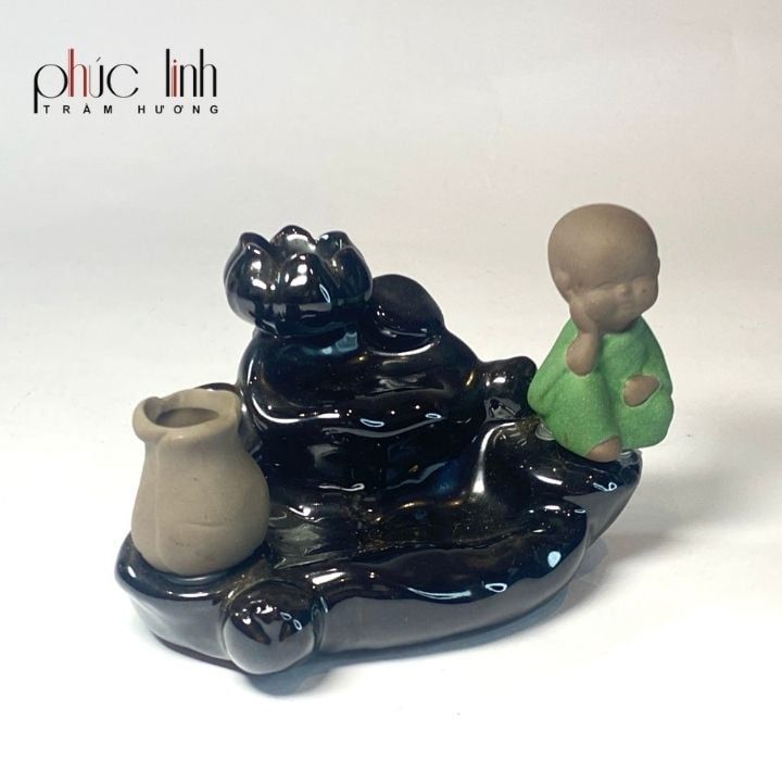 Xông Gốm Thác Khói Chú Tiểu