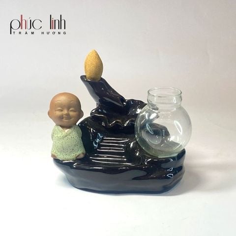 Xông Gốm Thác Khói Chú Tiểu