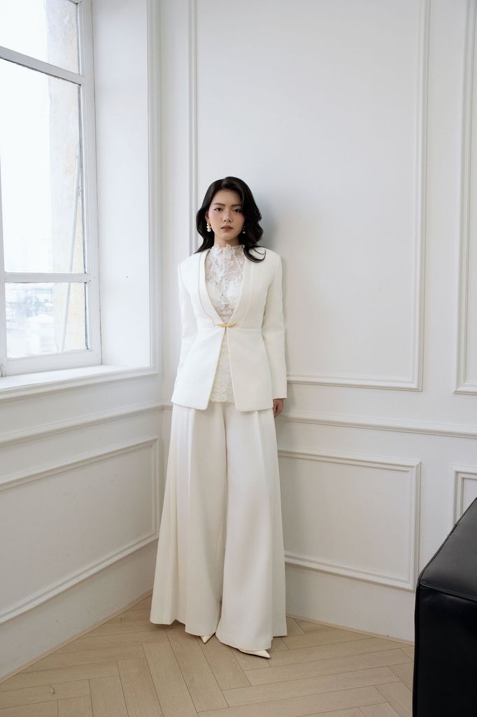 Quần Palazzo Cạp Cao Xếp Ly Nữ Aristina 9TR003BH0