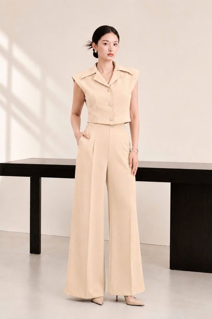 Quần âu nữ Aristina 9GI001BH