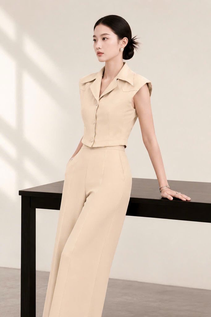 Quần âu nữ Aristina 9GI001BH
