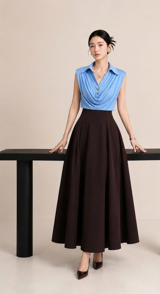 Chân váy nữ Aristinia 9SK004BH