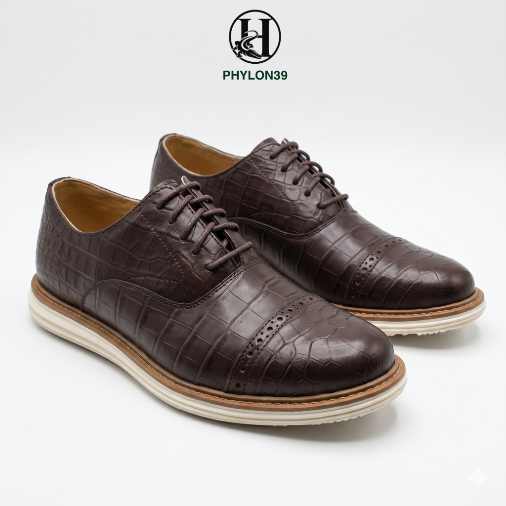 GIÀY DA CÁ SẤU THẬT PHYLON39 LUXURY THƯỢNG HẠNG