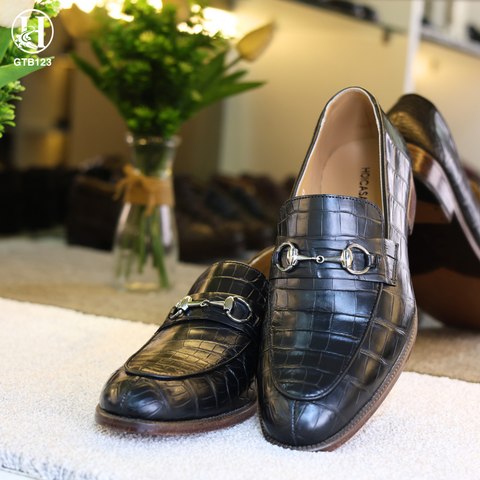 GIÀY LOAFER DA CÁ SẤU GTB123 – ĐẲNG CẤP QUÝ ÔNG TỪ CHẤT LIỆU ĐẾN HOÀN THIỆN