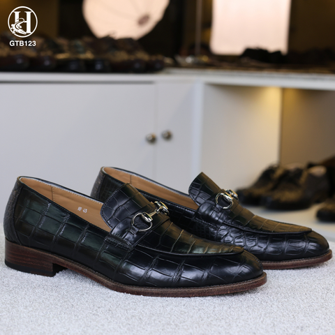 GIÀY LOAFER DA CÁ SẤU GTB123 – ĐẲNG CẤP QUÝ ÔNG TỪ CHẤT LIỆU ĐẾN HOÀN THIỆN