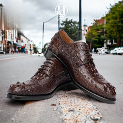 GIÀY TÂY OXFORD GTG39 DA GÙ CÁ SẤU THẬT LUXURY