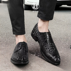 GIÀY TÂY OXFORD GTG39 DA GÙ CÁ SẤU THẬT LUXURY