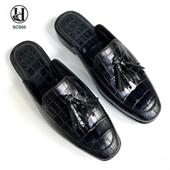 GIÀY SỤC NAM DA BỤNG CÁ SẤU THẬT SCS05