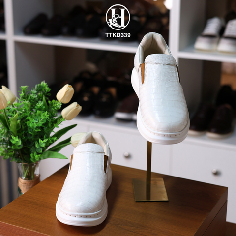 TTKD339 – GIÀY THỂ THAO DA BỤNG CÁ SẤU HIMALAYA LUXURY