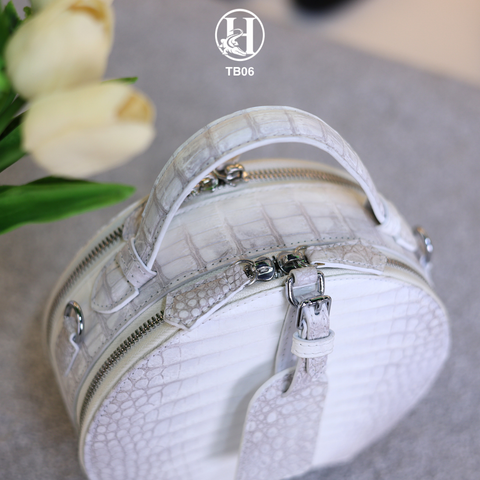 TÚI XÁCH NỮ TB06 DA BỤNG CÁ SẤU BẠCH TẠNG PHIÊN BẢN LUXURY