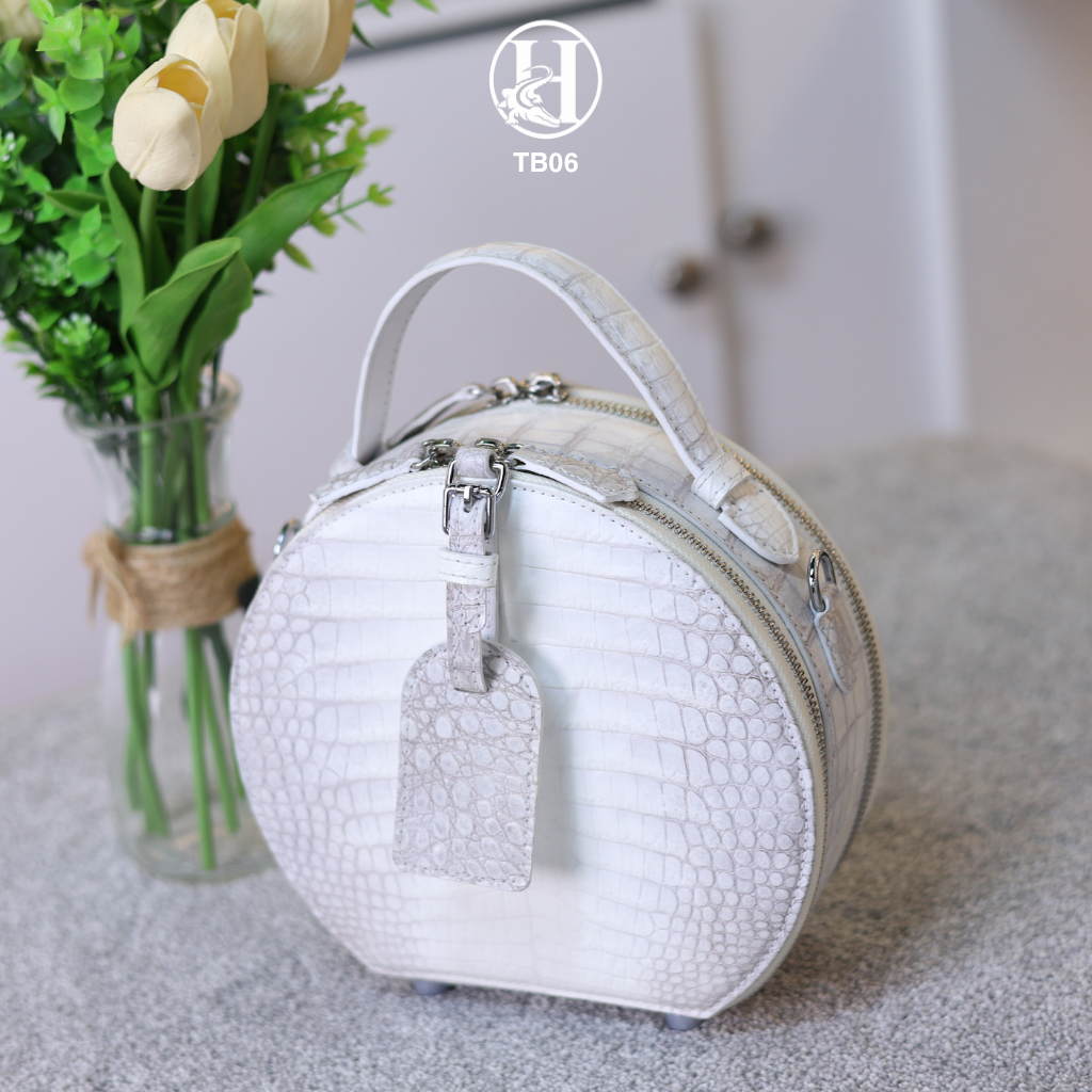 TÚI XÁCH NỮ TB06 DA BỤNG CÁ SẤU BẠCH TẠNG PHIÊN BẢN LUXURY