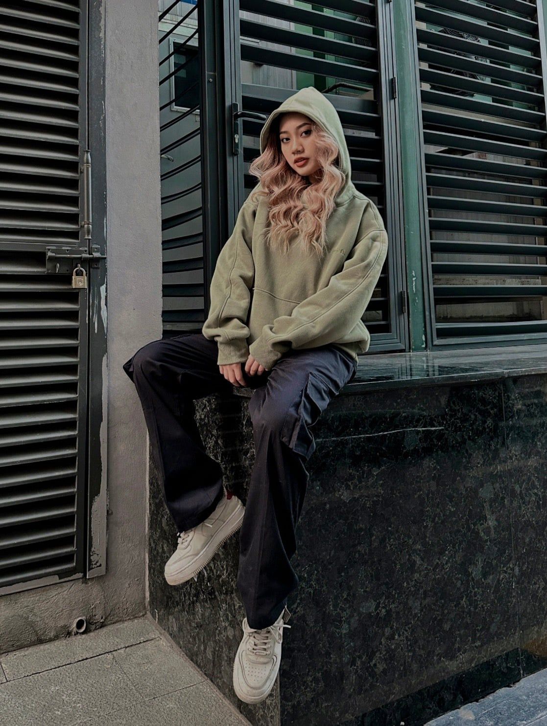  GUCOON® KAKI CARGO PANTS 