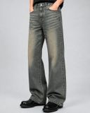  GUCOON® VINTAGE STRAIGHT WASH JEANS 