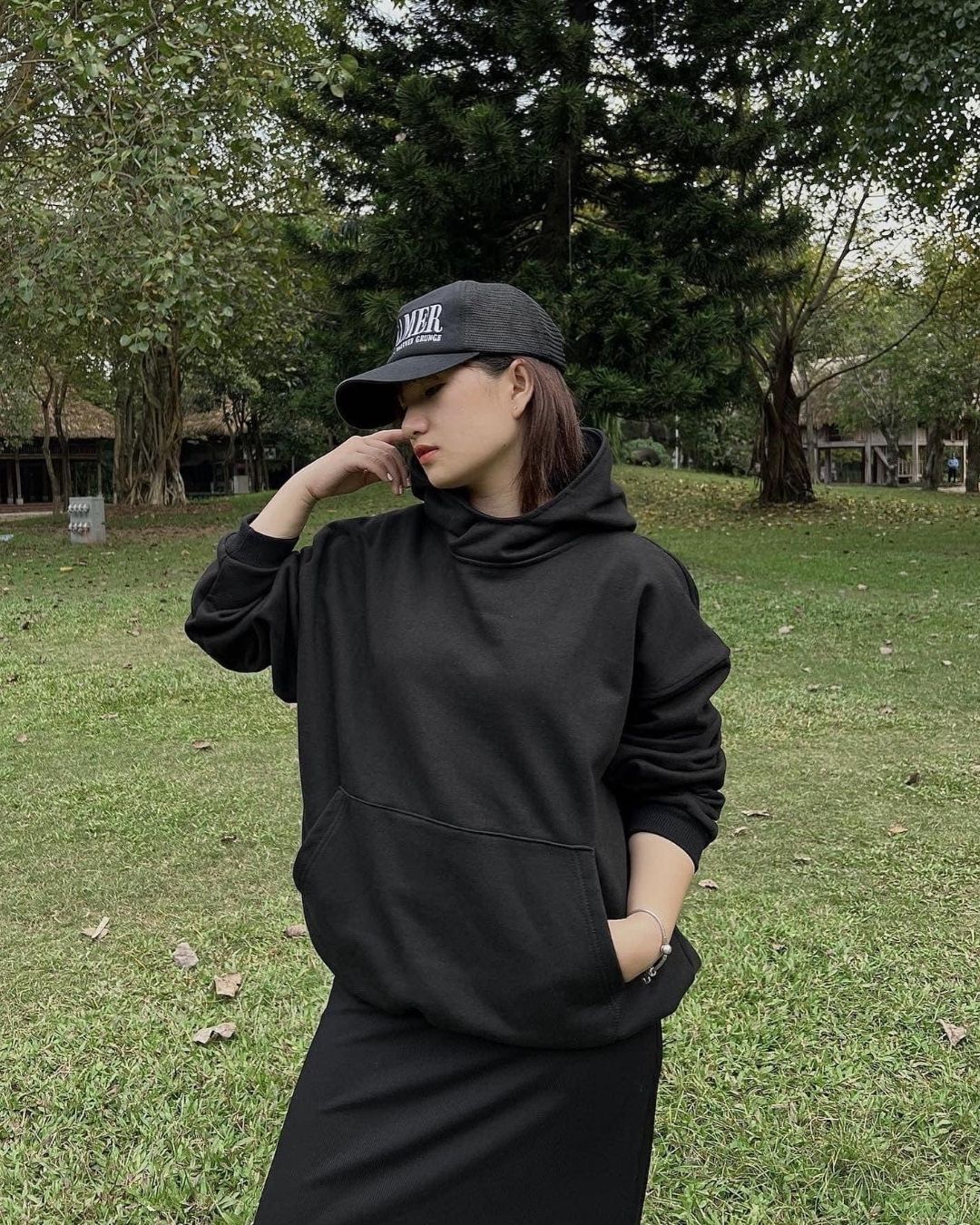  GUCOON® BLANK BOXY HOODIE 