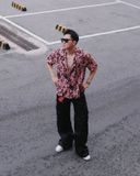  GUCOON® CUBAN SHIRT - PINK LEO 