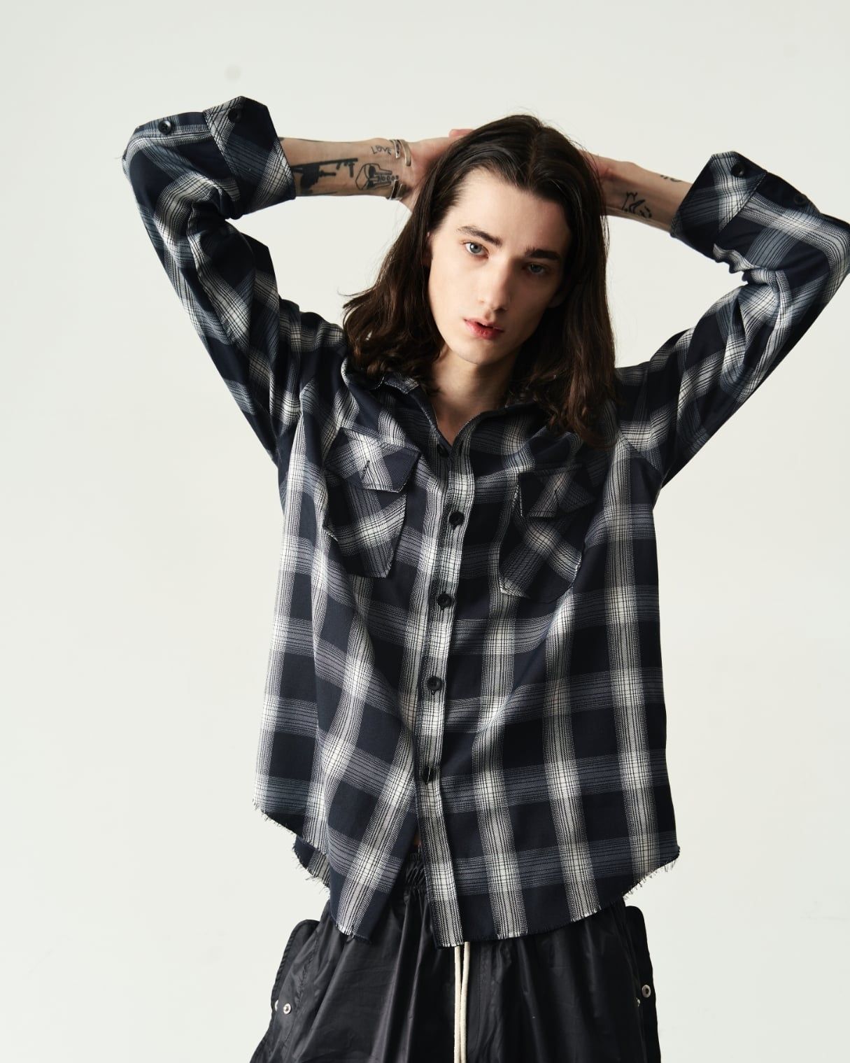  GUCOON® OVERSIZED FLANNEL SHIRT 