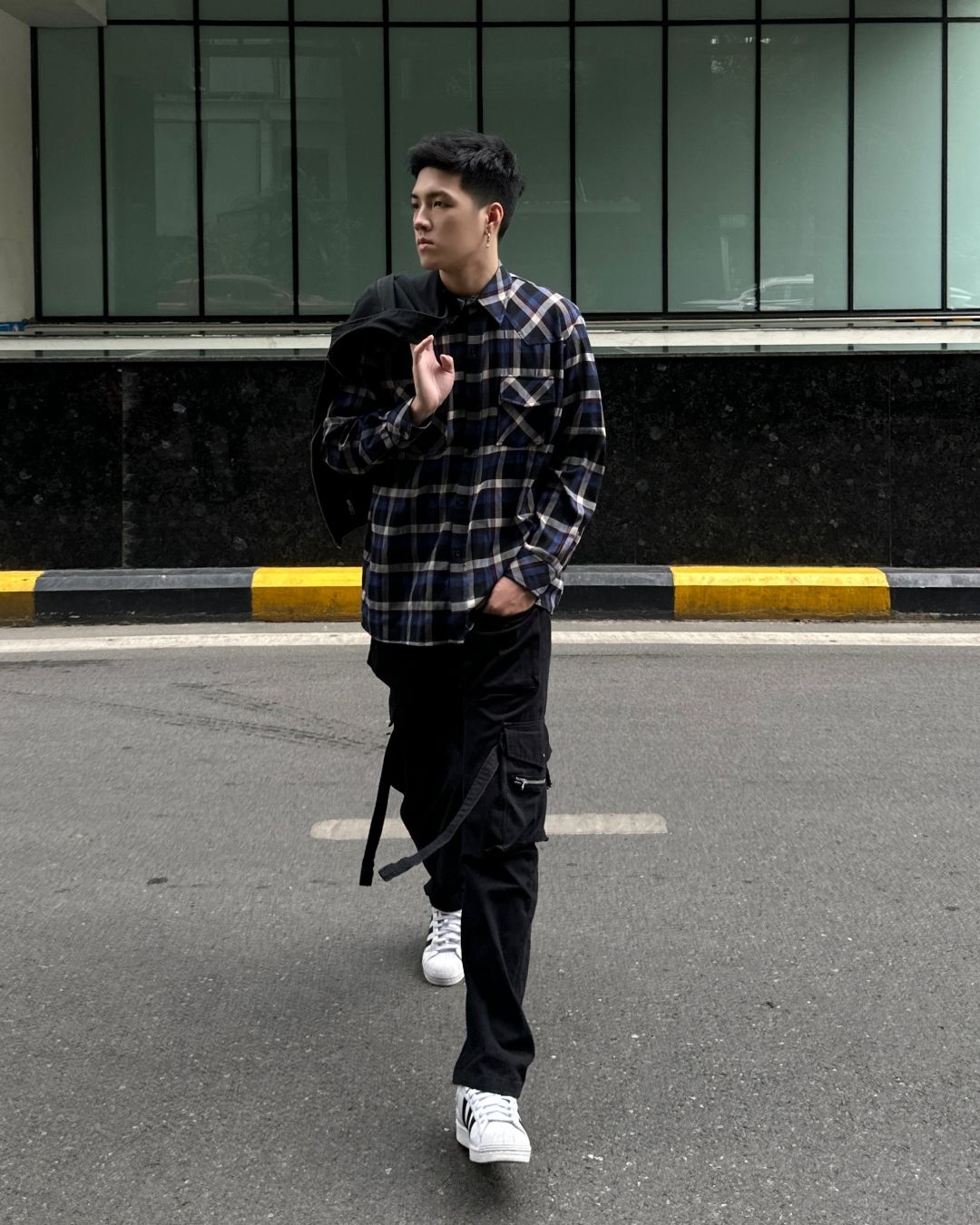 GUCOON® RELAXED FLANNEL SHIRT 