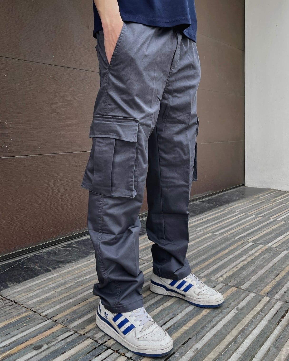  GUCOON® KAKI CARGO PANTS 