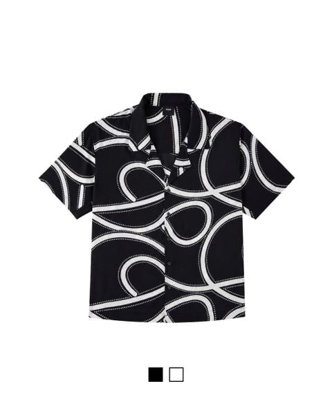  GUCOON® CUBAN SHIRT ABSTRACT 