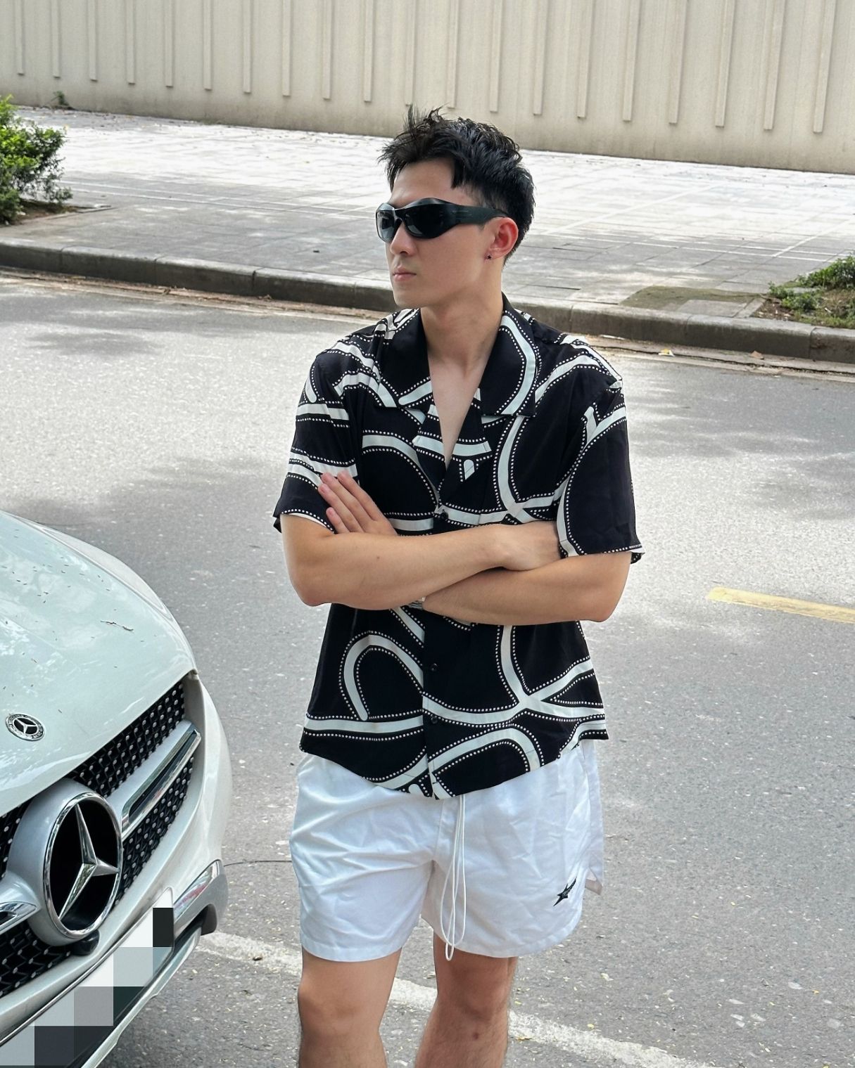  GUCOON® CUBAN SHIRT ABSTRACT 