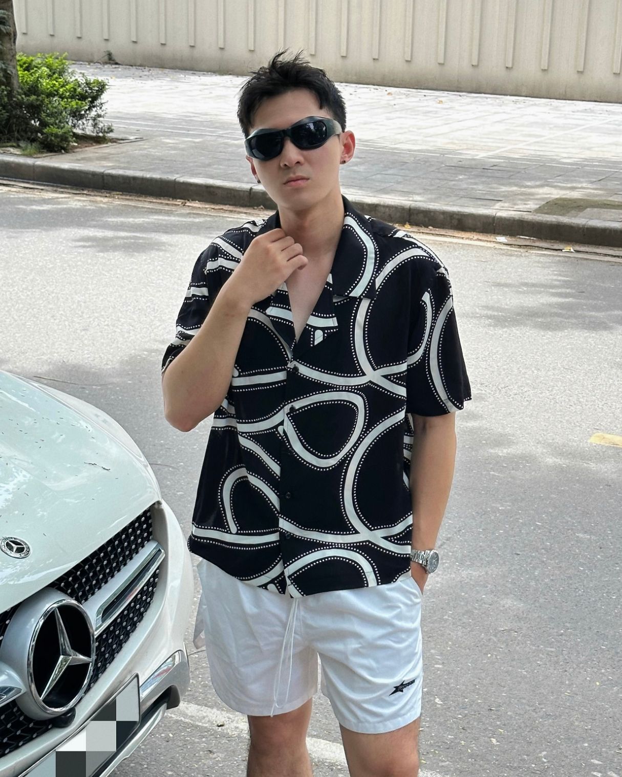  GUCOON® CUBAN SHIRT ABSTRACT 